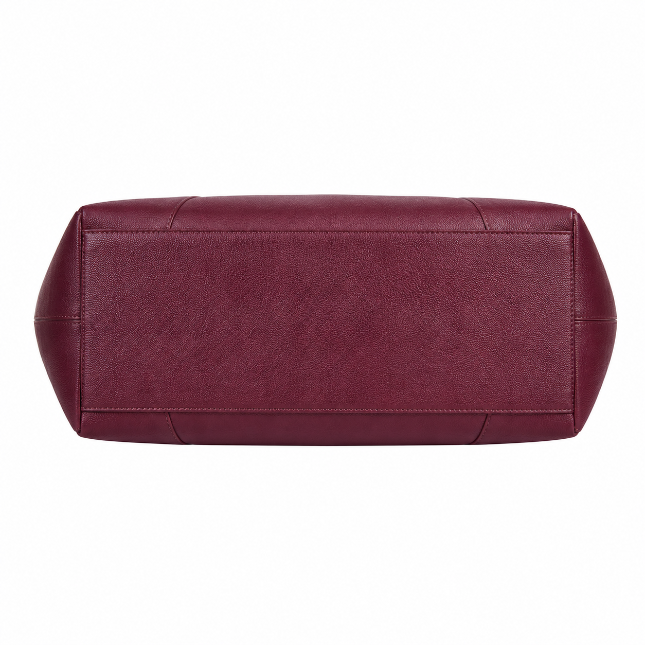 Elanura Women's Burgundy Leather Tote Handbag