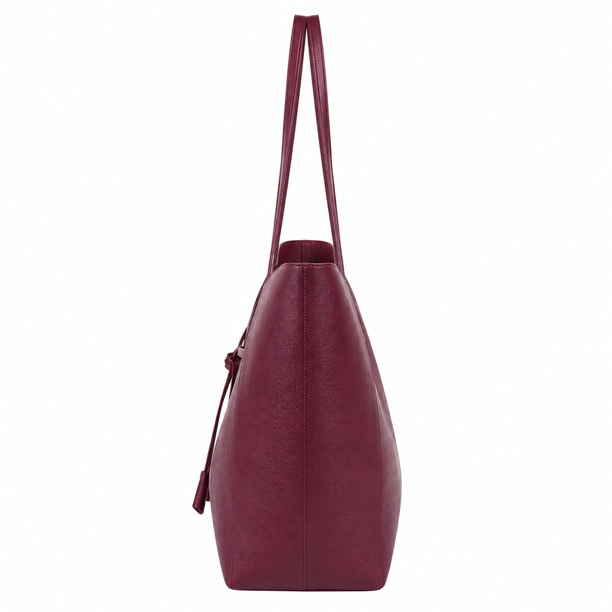 Elanura Women's Burgundy Leather Tote Handbag
